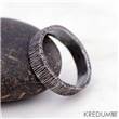 Snubní ocelové prsteny Wood FOTO2