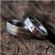 Snubní ocelový prsten damasteel (5)