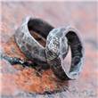 Snubní ocelový prsten damasteel (4)