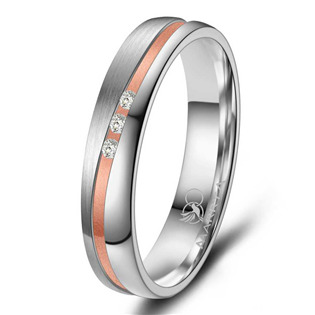 Dámský snubní prsten s diamanty Titan