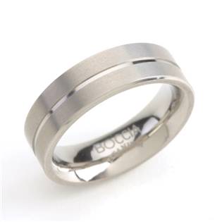 Dámský titanový prsten s drážkou BOCCIA® 0101-07