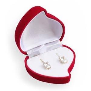 Dárková krabička na náušnice nebo snubní prsteny