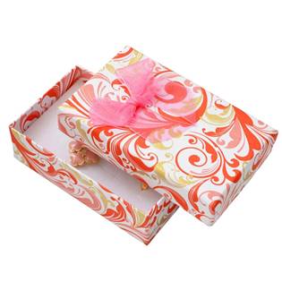 Dárková krabička na soupravu s růžovou mašlí