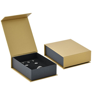Dárková krabička na soupravu zlatá/černá