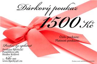 Dárkový poukaz 1500,- Kč