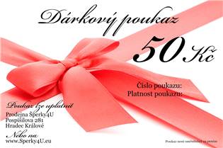 Dárkový poukaz 50,- Kč