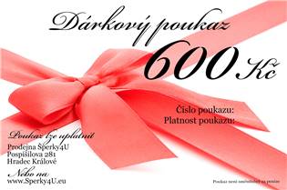 Dárkový poukaz 600,- Kč