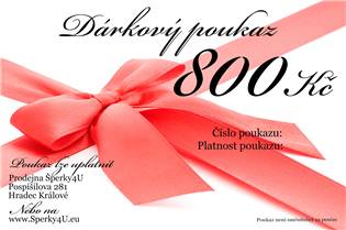 Dárkový poukaz 800,- Kč