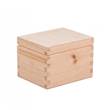 dřevěná krabička na prstýnek