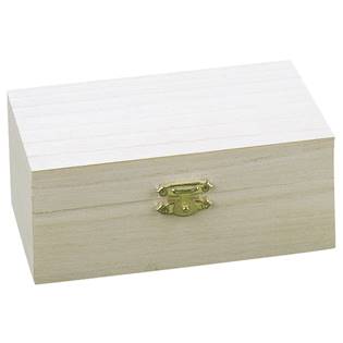 Dřevěná krabička s kovovým uzávěrem
