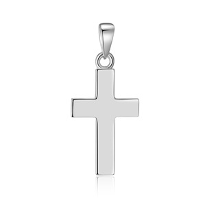 Drobný stříbrný přívěšek křížek