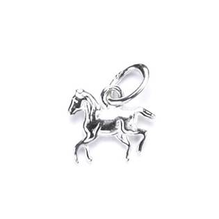 Drobný stříbrný přívěšek kůň 