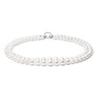 Stříbrný perlový náhrdelník pravé perly 