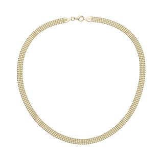 Elegantní náhrdelník pozlacený, délka 45 cm