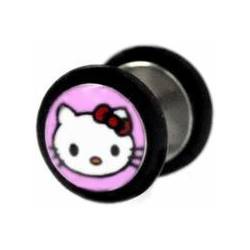 Falešný piercing - kočička Hello Kitty
