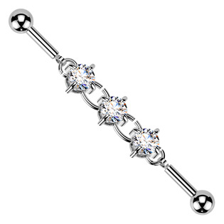 Industrial piercing se zirkony