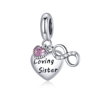 Korálek přívěšek "Loving Sister"