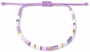 Korálkový náramek Purple
