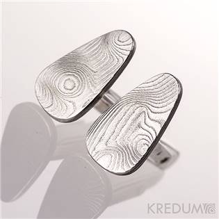 Kované damasteel manžetové knoflíky Eliot