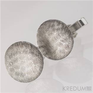 Kované damasteel manžetové knoflíky Mipapi