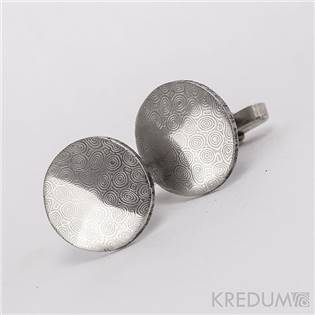 Kované damasteel manžetové knoflíky Valba