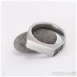 Kovaný ocelový prsten damasteel FOTO6