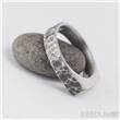 Kovaný ocelový prsten damasteel FOTO12