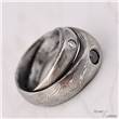 Kovaný ocelový prsten damasteel FOTO1
