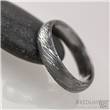 Snubní ocelový prsten damasteel (9)