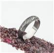 Snubní ocelový prsten damasteel foto5