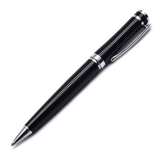 Kuličkové pero černé, černá náplň