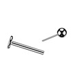 Piercing do brady kulička