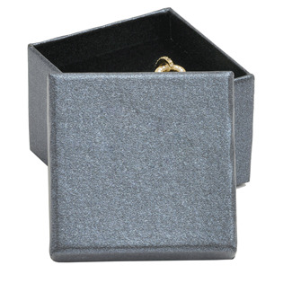 Malá dárková krabička na prsten černá