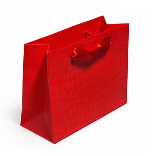 Malá dárková taška červená