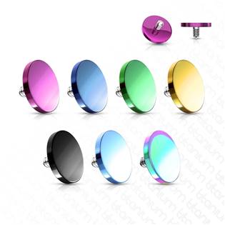 Microdermal - ozdobná část - placka 4 mm