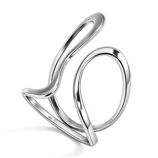 Minimalistický ocelový prsten