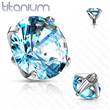 Náhradní zirkon titan k labretě