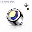 náhradní kamínek titan k labretě