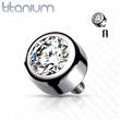 náhradní kamínek titan k labretě