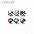 náhradní kamínek titan k labretě