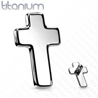 Náhradní křížek TITAN k labretě , závit 1,2 mm