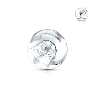 Náhradní kulička 1,6 mm, průměr 4 mm, barva čirá