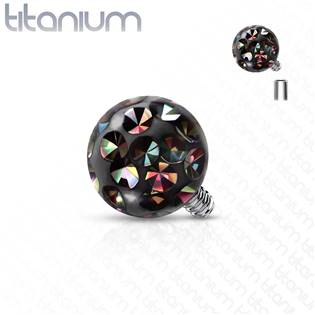 Náhradní kulička TITAN, závit 1,2 mm, barva Vitrail Medium