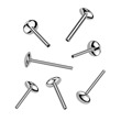 náhradní PUSH IN labreta chirurgická ocel 316L 