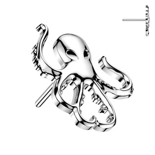 Náhradní ozdoba - chobotnice k PUSH IN piercingu TITAN