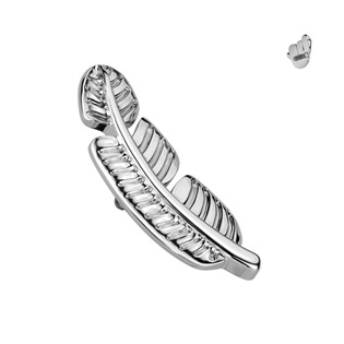 Náhradní ozdoba peříčko k dermálu / labretě TITAN, 1,2 mm