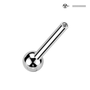 Náhradní tyčka ke cartilage piercingu TITAN, 1,2 x 8 mm