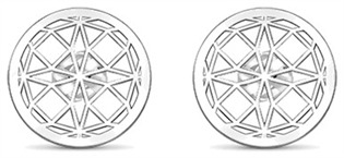 Náušnice geometrická mandala