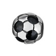 ocelový přívěšek korálek fotbalový míč