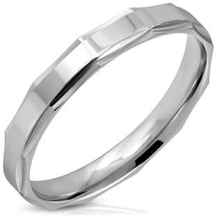 NSS3007 Dámský snubní ocelový prsten